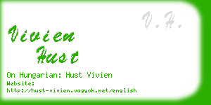 vivien hust business card